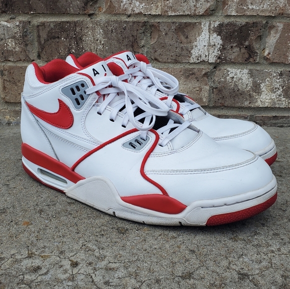 Nike Air Flight 89 "Ron Harper" 819665-100 Red White Mens Size 13 US Shoes - Picture 2 of 12
